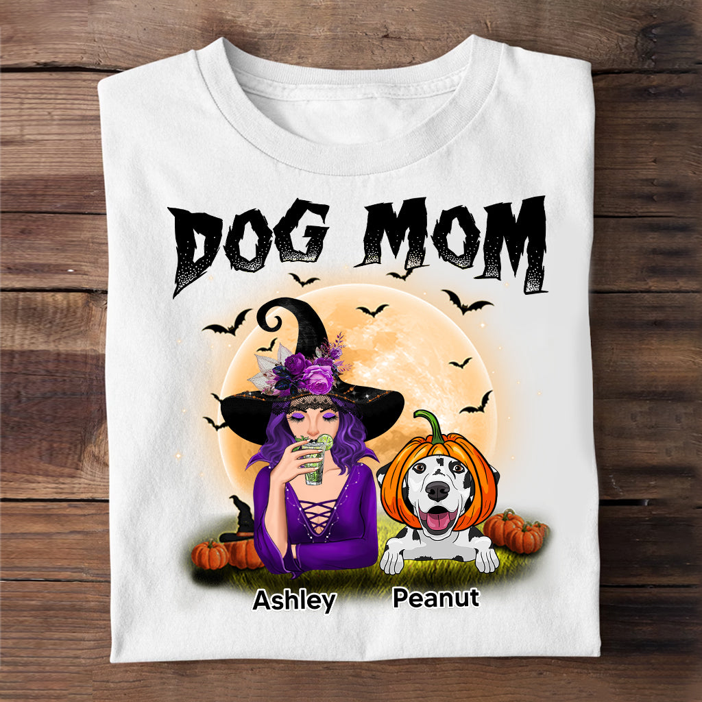 Dog Mom - Personalized Witch T-shirt & Hoodie