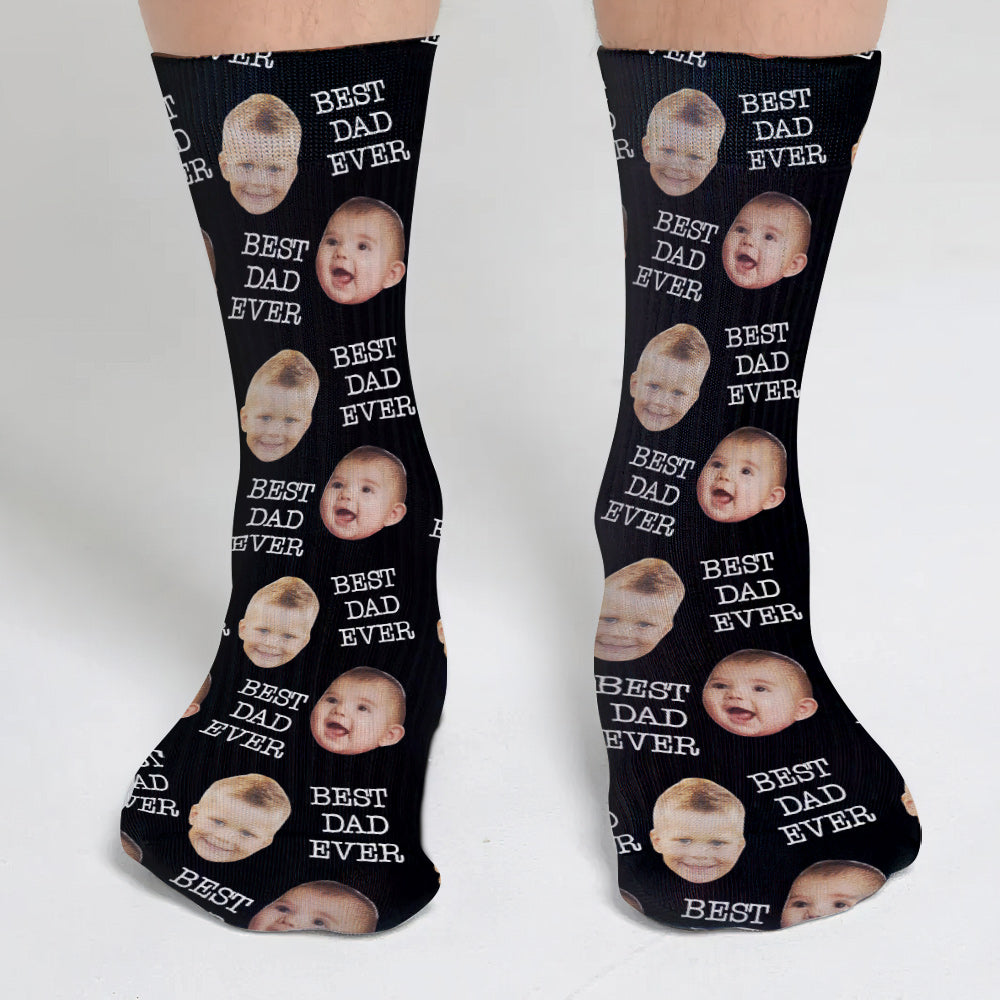 Custom Face - Personalized Father Socks