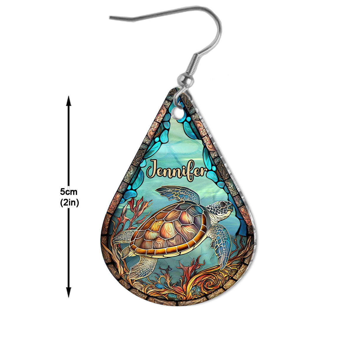 Love Turles - Personalized Turtle Earrings