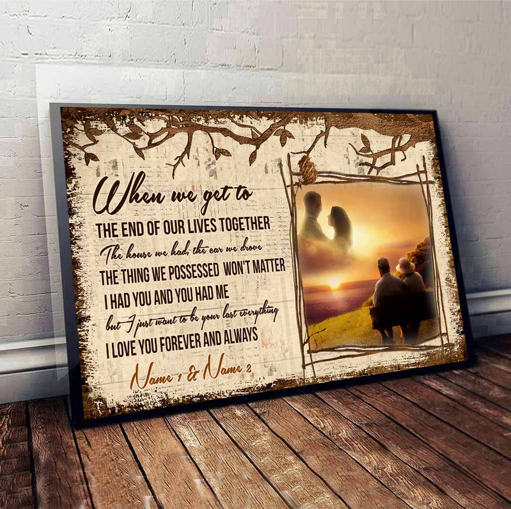 Discover Forever And Always - Personalized Couple Poster