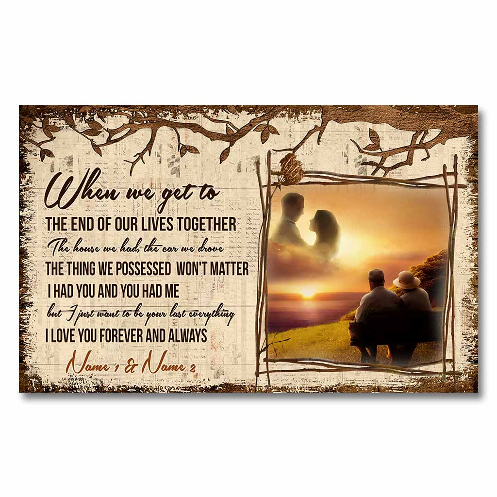 Discover Forever And Always - Personalized Couple Poster