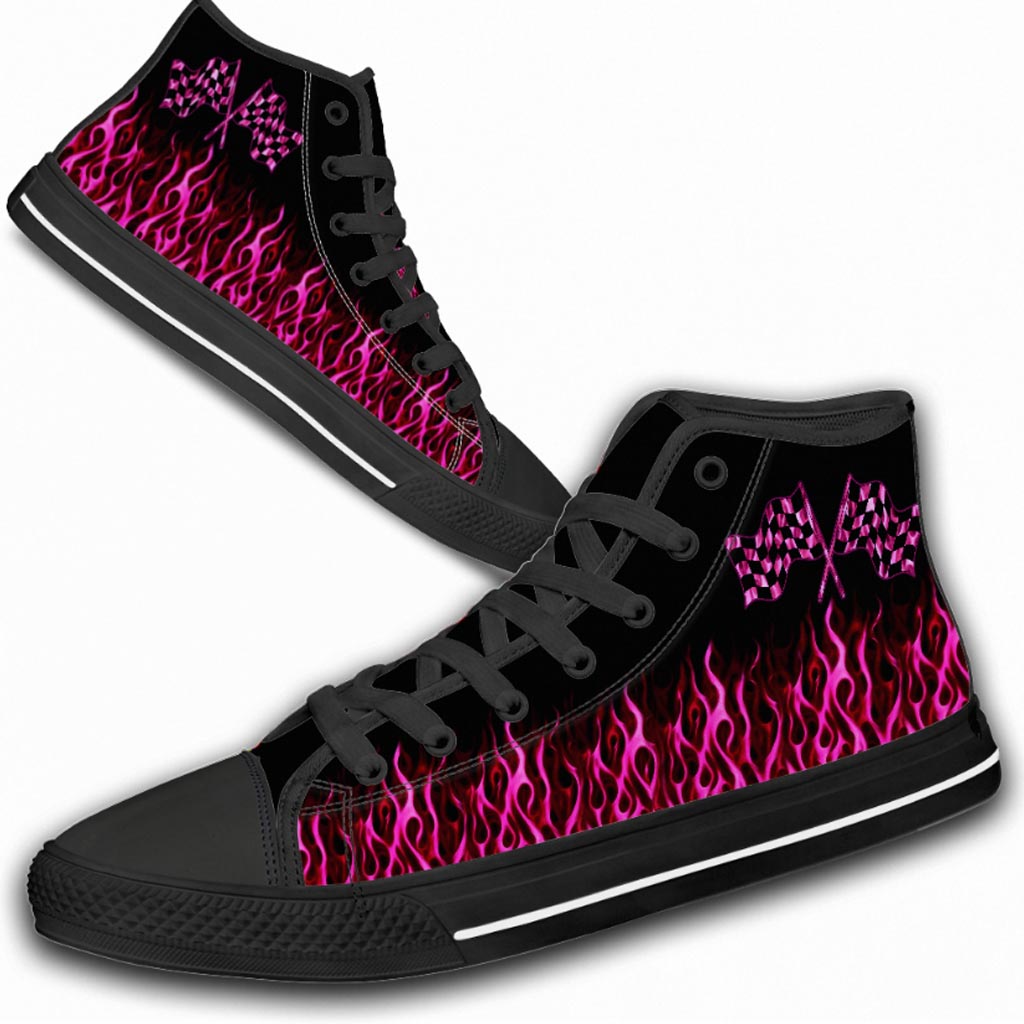 Racing Girl High Top Shoes