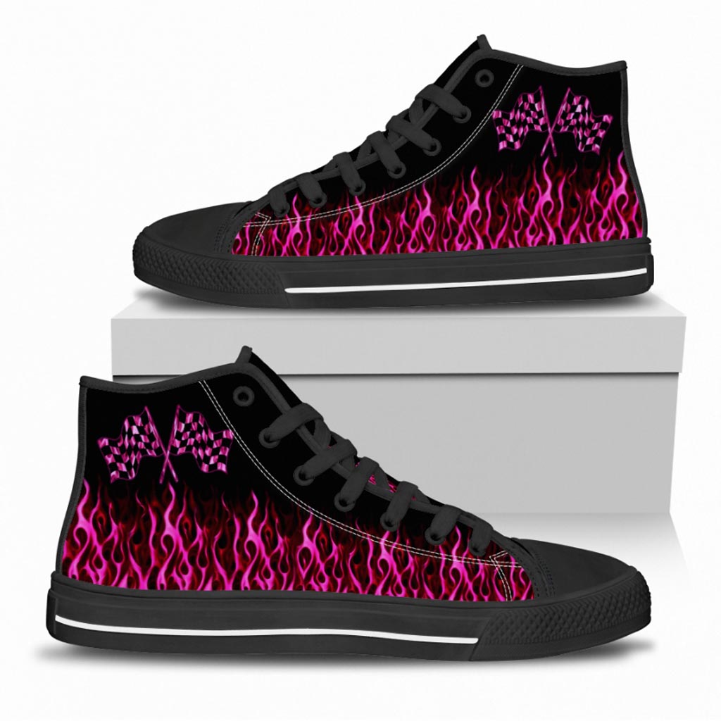 Racing Girl High Top Shoes