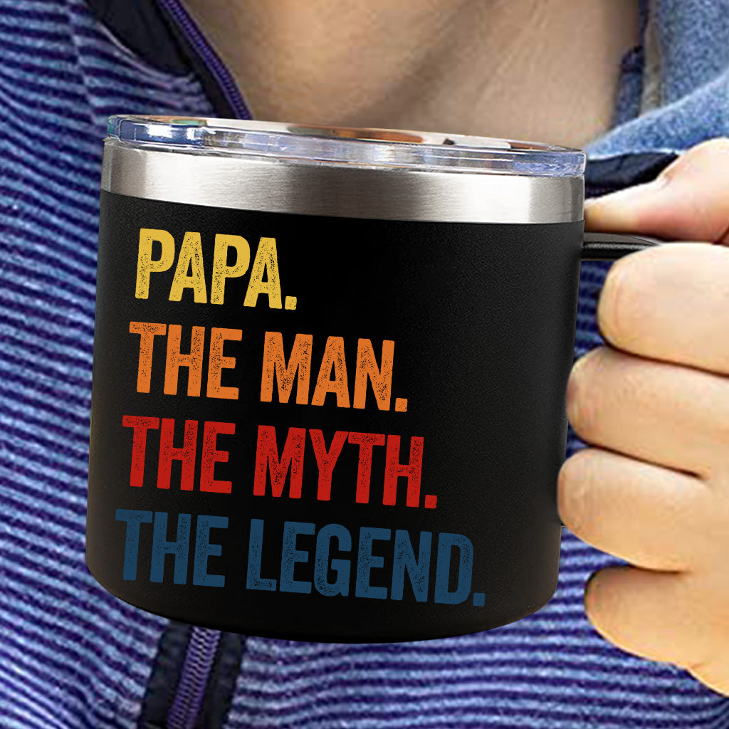 The Man The Myth The Legend - Personalized Father's Day Father Insulated Coffee Mug Travel Tumbler