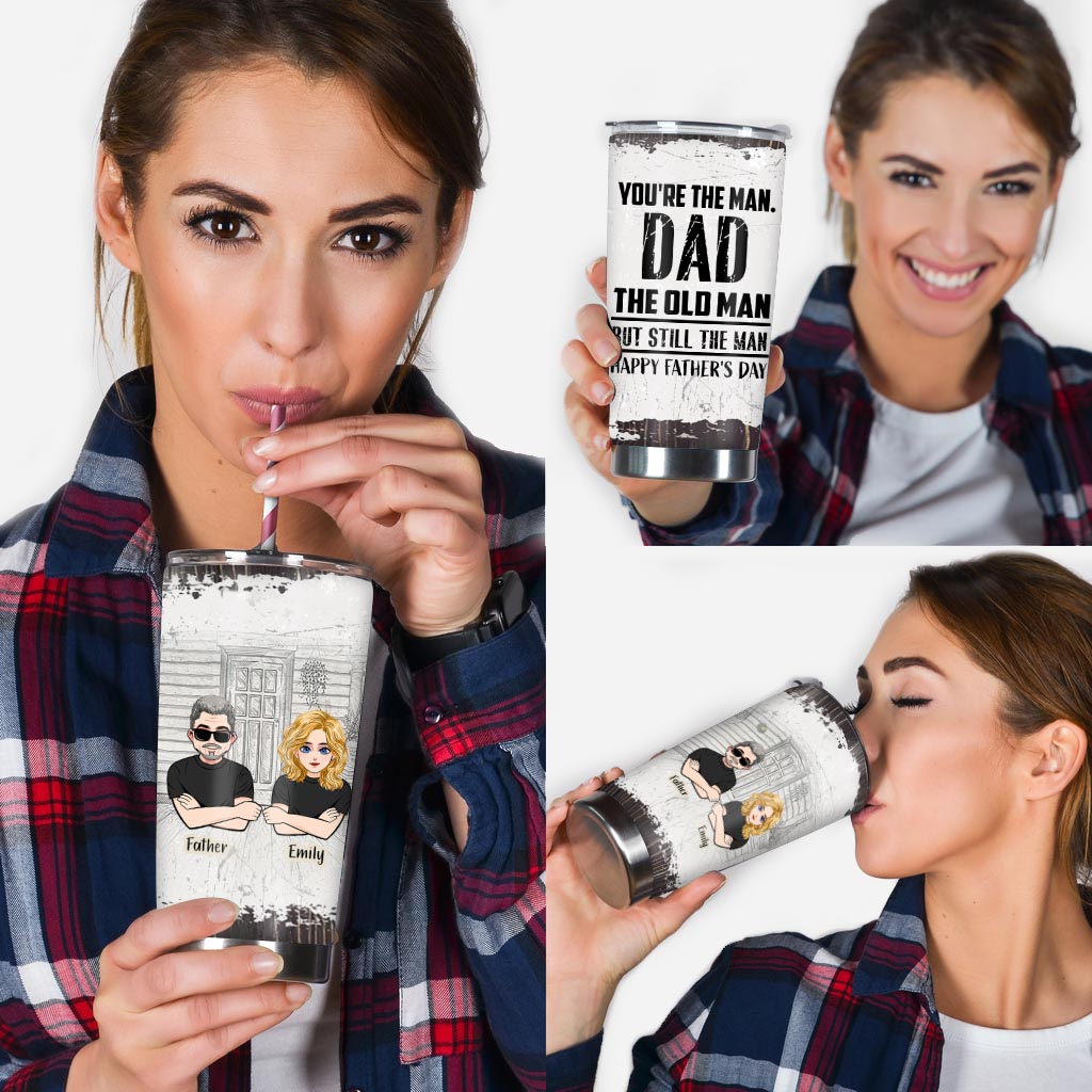 You're The Man - Personalized Father Tumbler