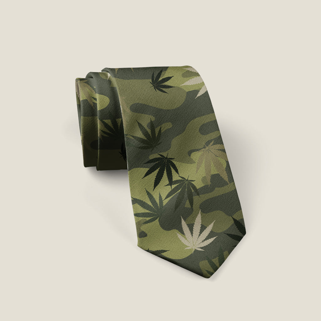World's Dopest Dad Weed Necktie