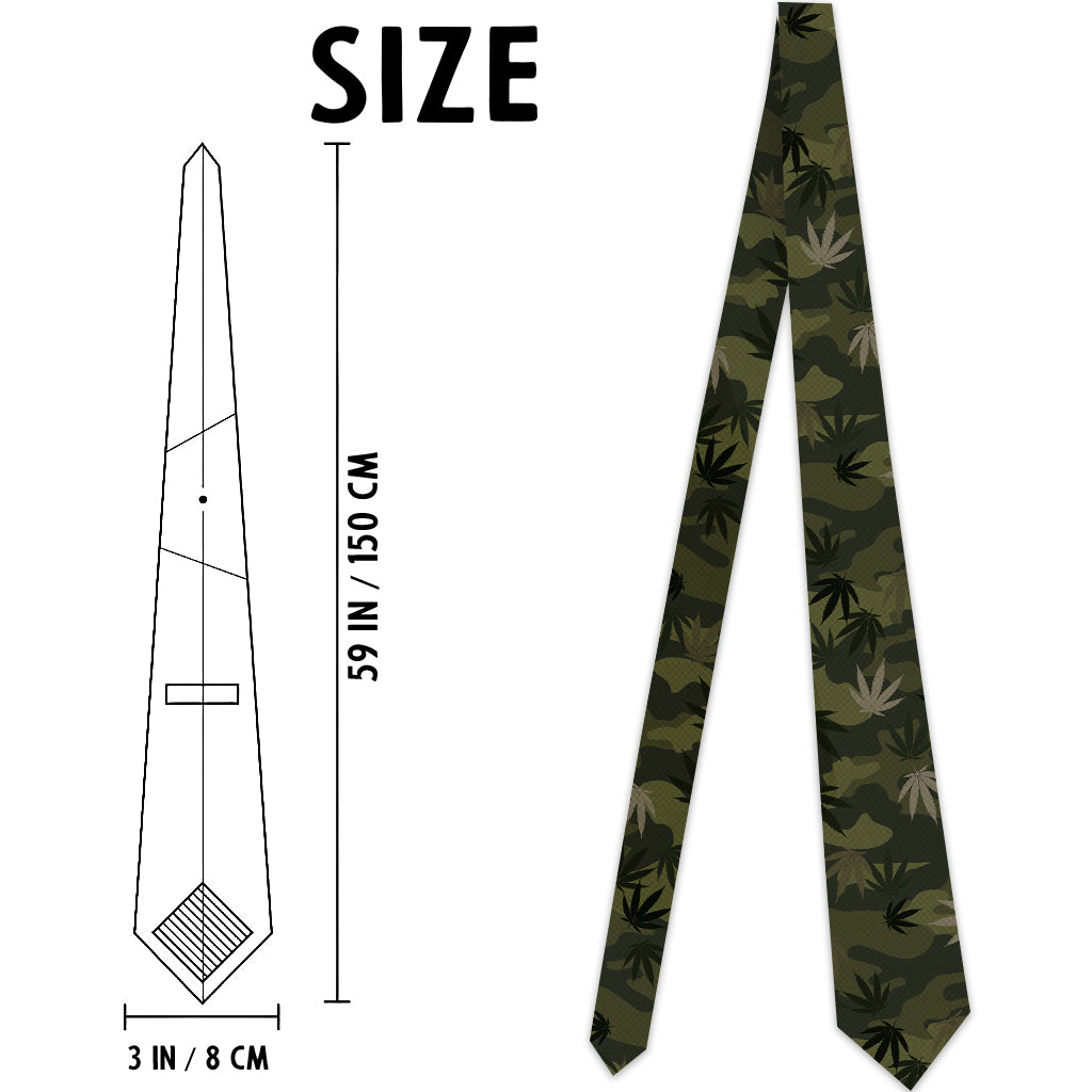 World's Dopest Dad Weed Necktie