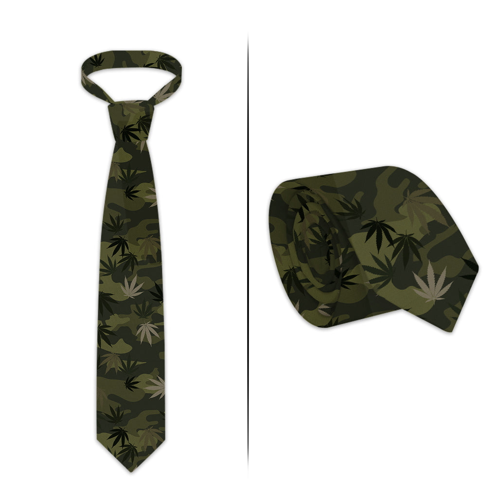 World's Dopest Dad Weed Necktie