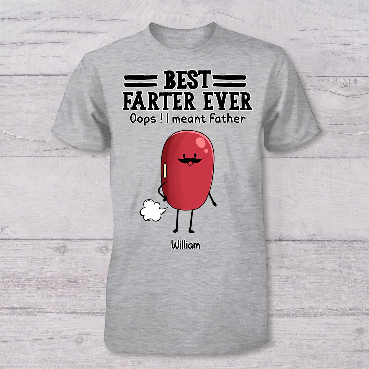 Best Farter Ever - Personalized Father T-shirt And Baby Onesie