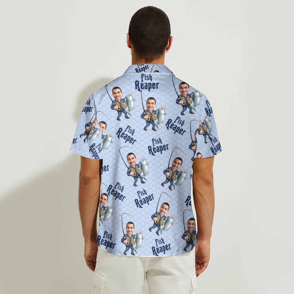 Fish Reaper - Personalized Fishing Hawaiian Shirt