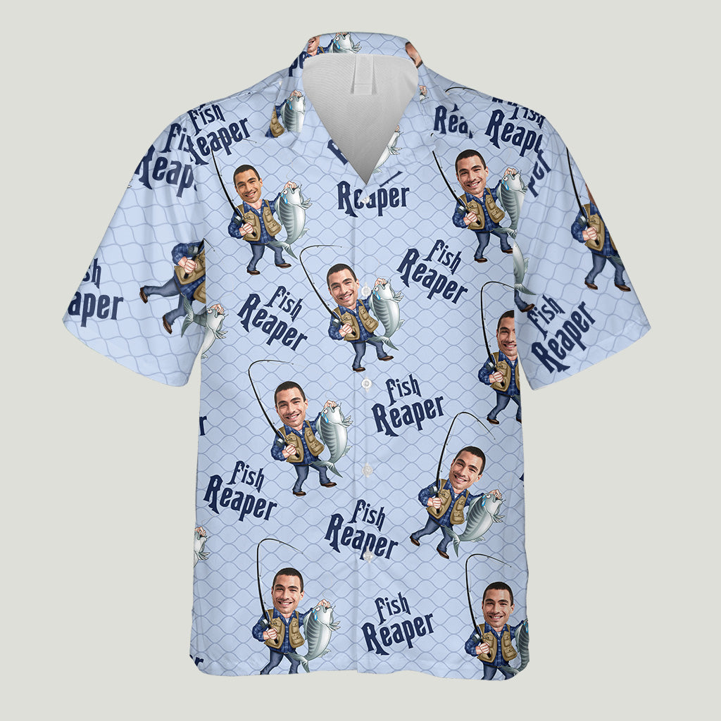 Fish Reaper - Personalized Fishing Hawaiian Shirt