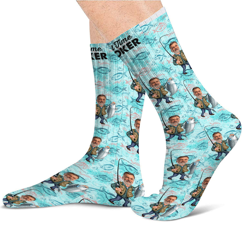 Part Time Hooker - Personalized Fishing Socks