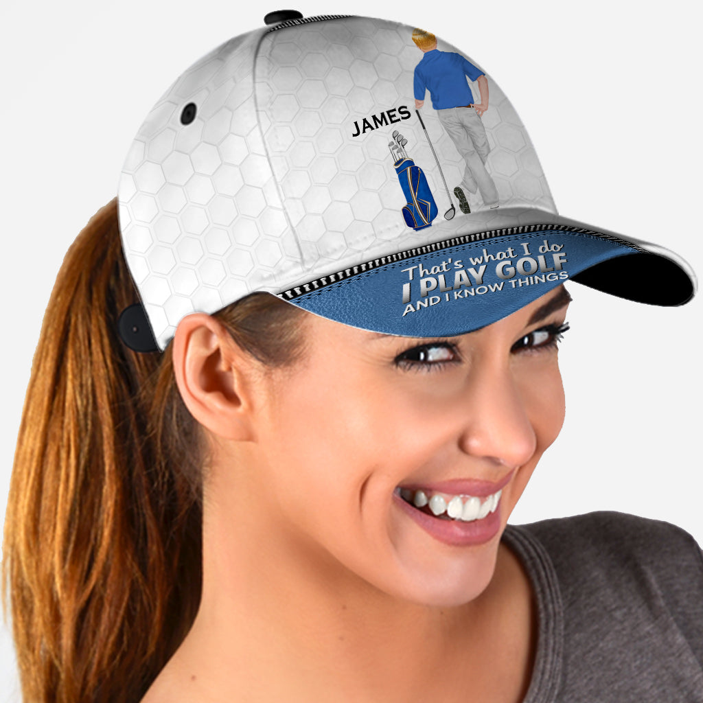 The Golf Course Is Calling And I Must Go - Personalized Golf Classic Cap