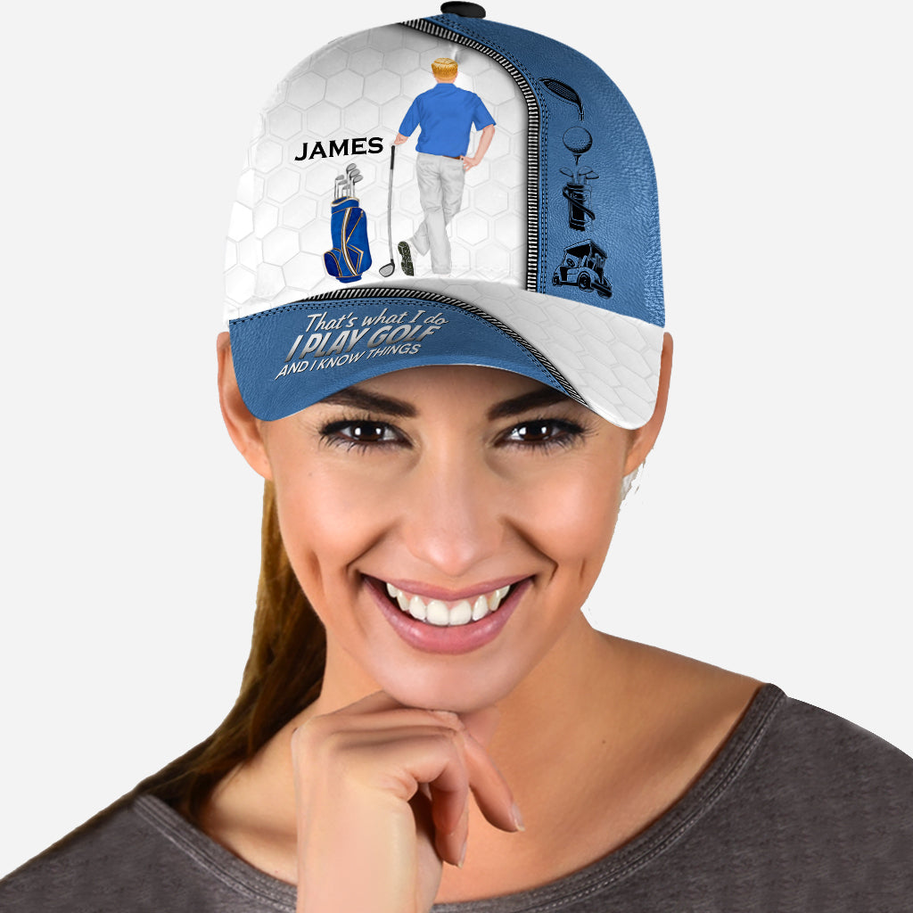 The Golf Course Is Calling And I Must Go - Personalized Golf Classic Cap