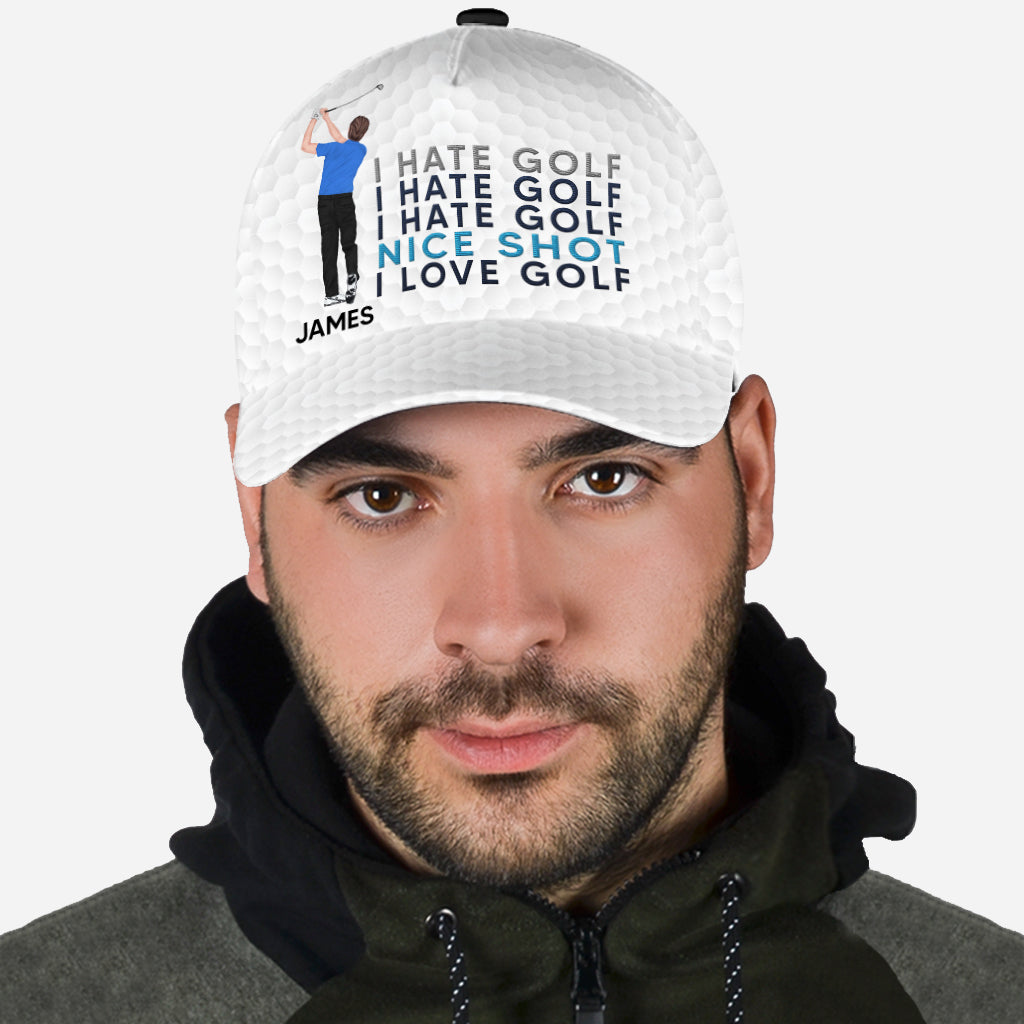 I Love Golf - Personalized Golf Classic Cap