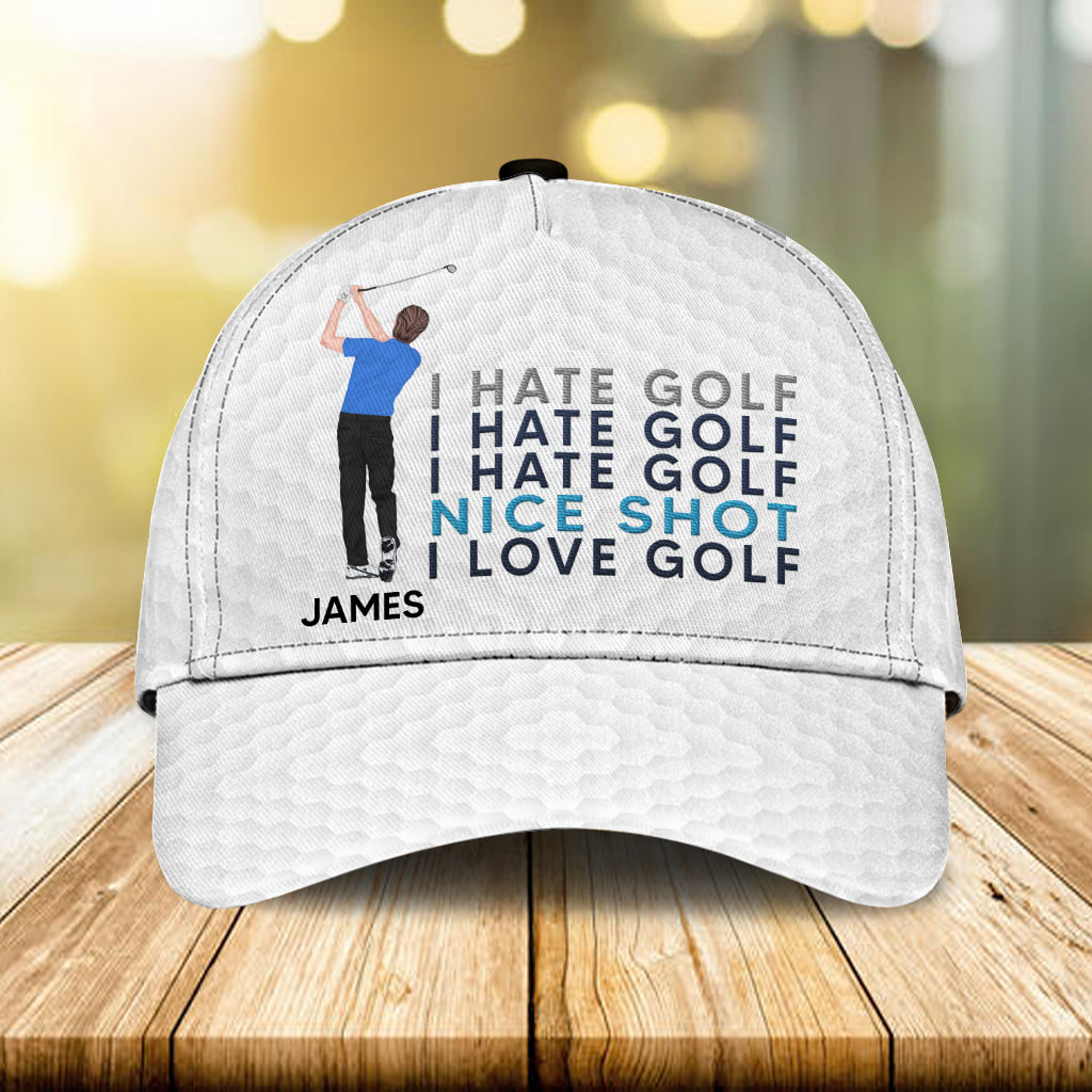 I Love Golf - Personalized Golf Classic Cap