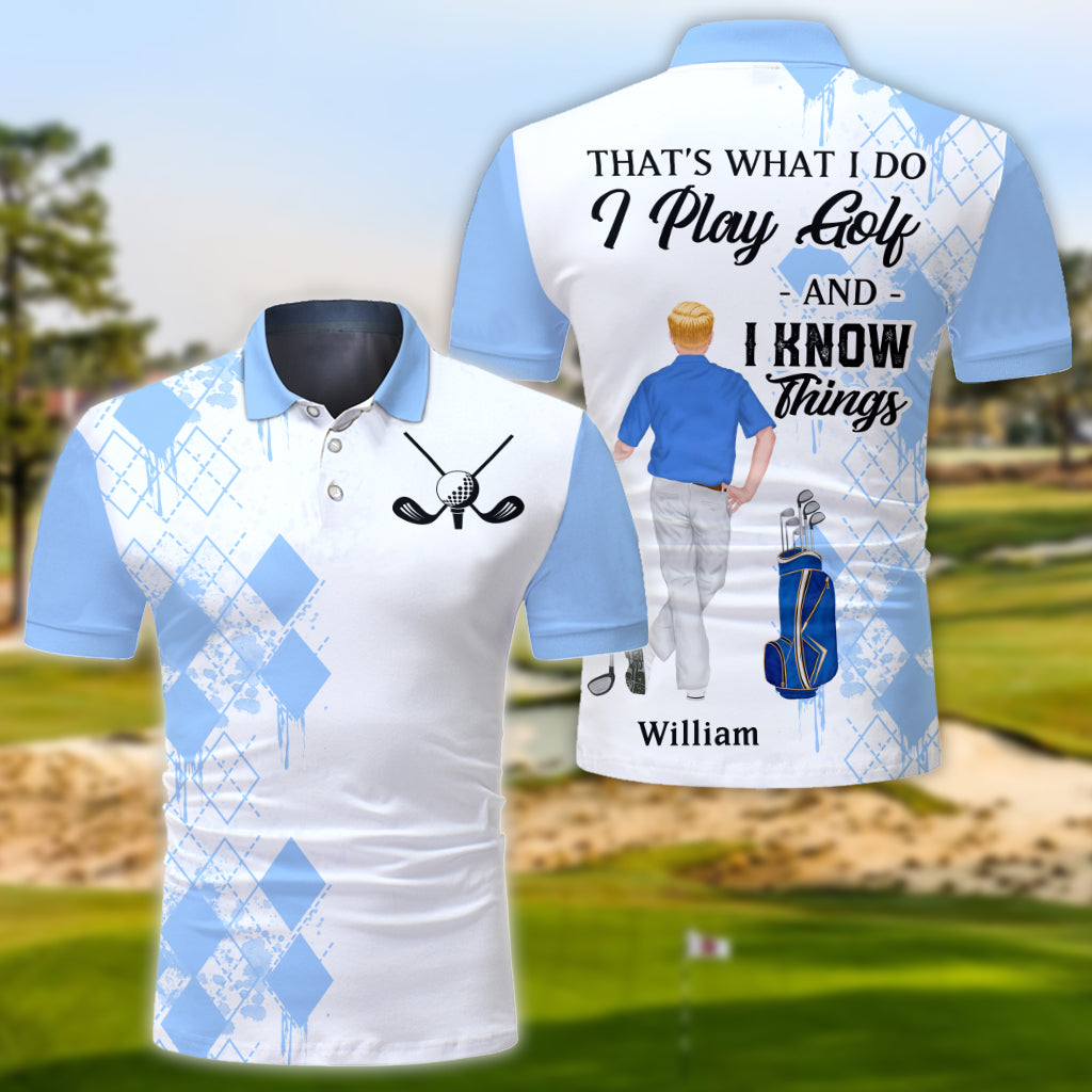 The Golf Course Is Calling And I Must Go - Personalized Golf Polo Shirt