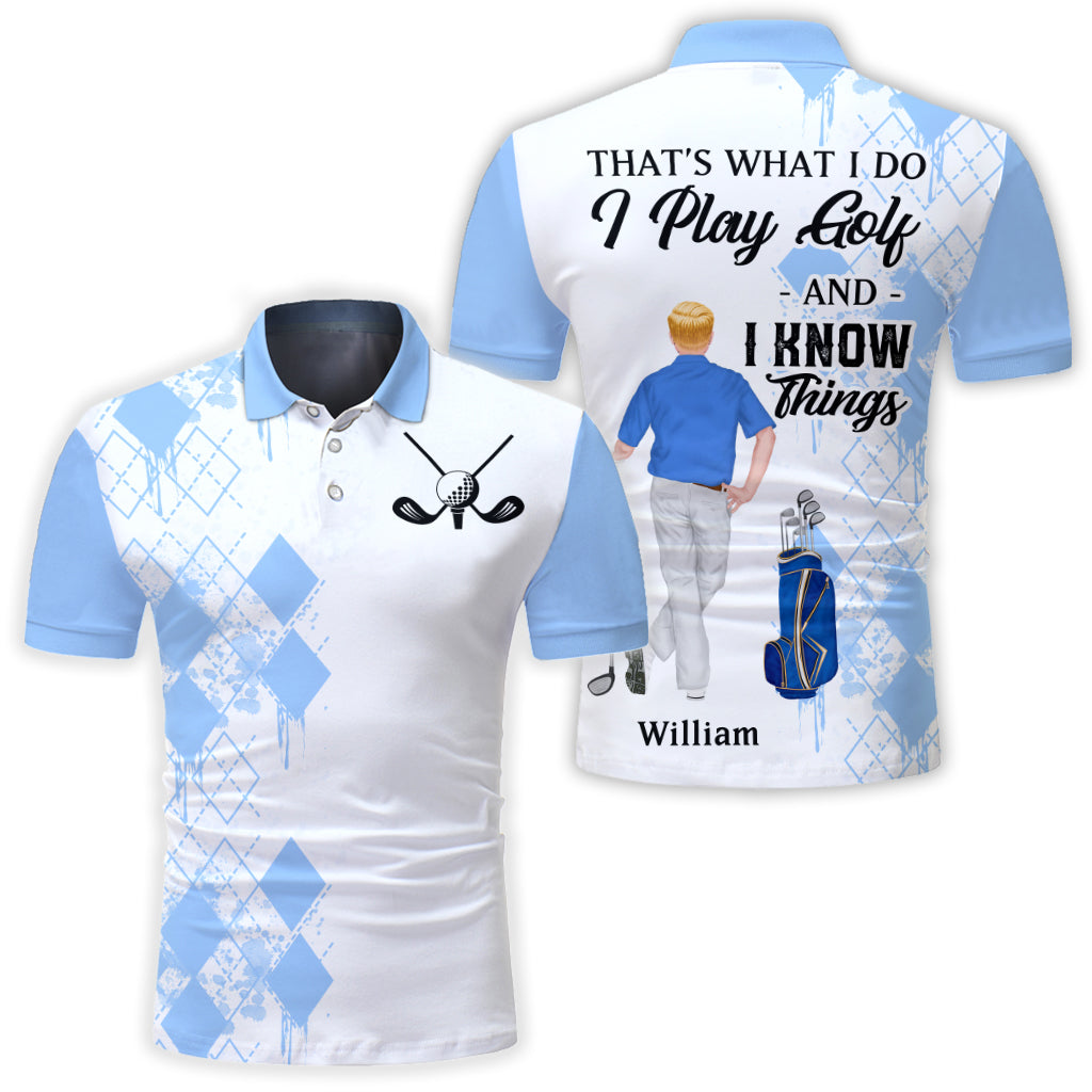 The Golf Course Is Calling And I Must Go - Personalized Golf Polo Shirt