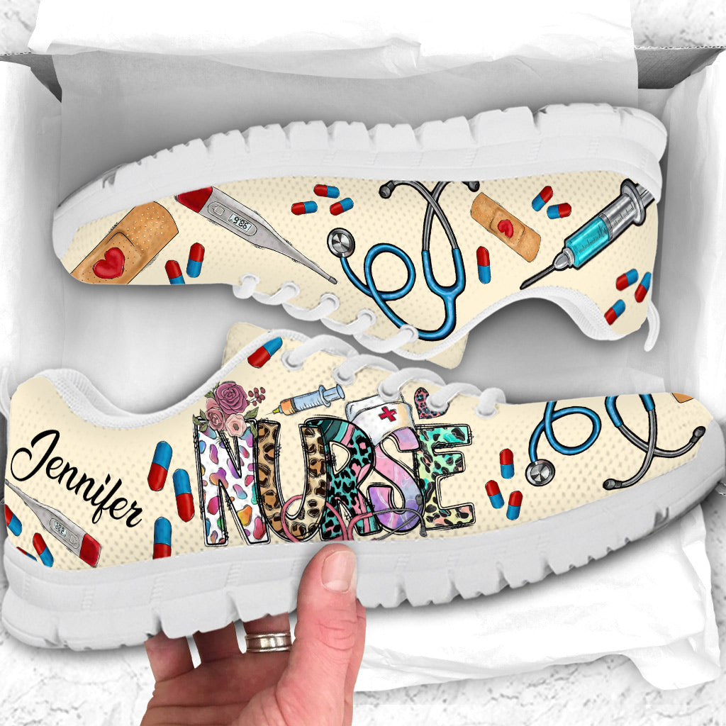 Nurse Life - Personalized Nurse Sneakers