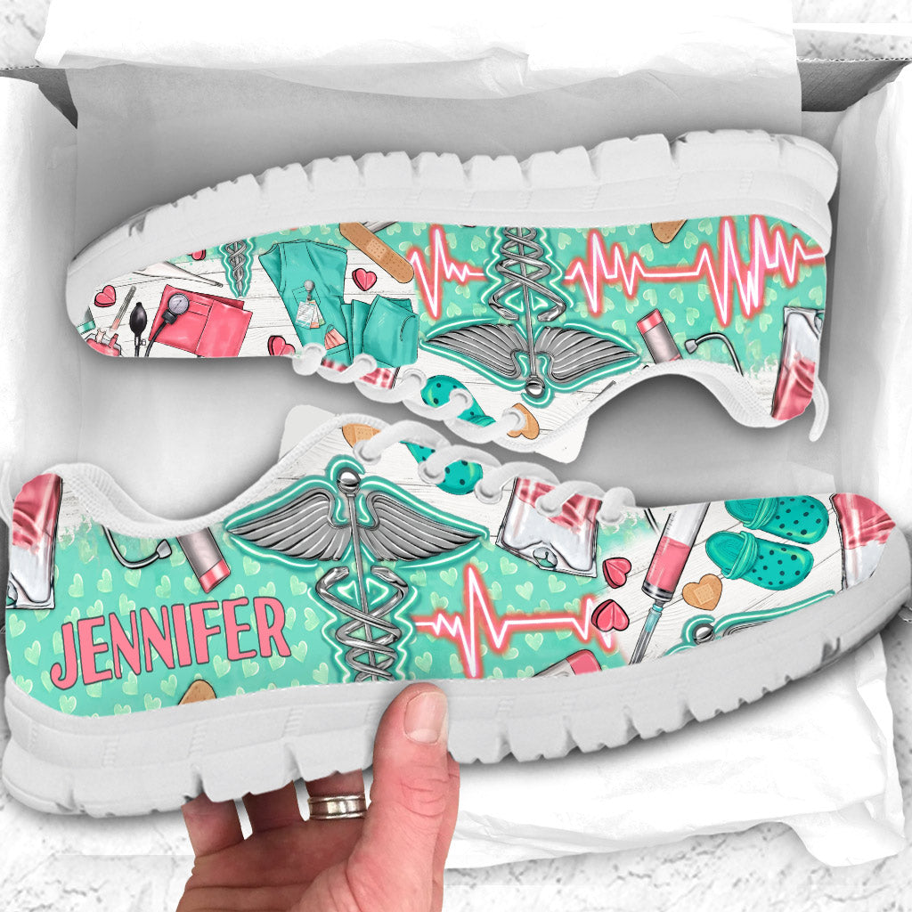 Nurse Life - Personalized Nurse Sneakers