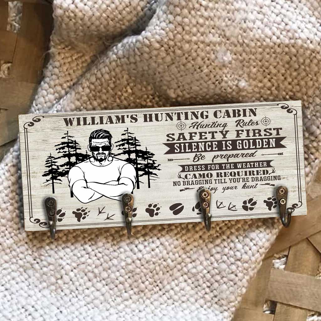 Hunting Rules - Personalized Hunting Key Rack