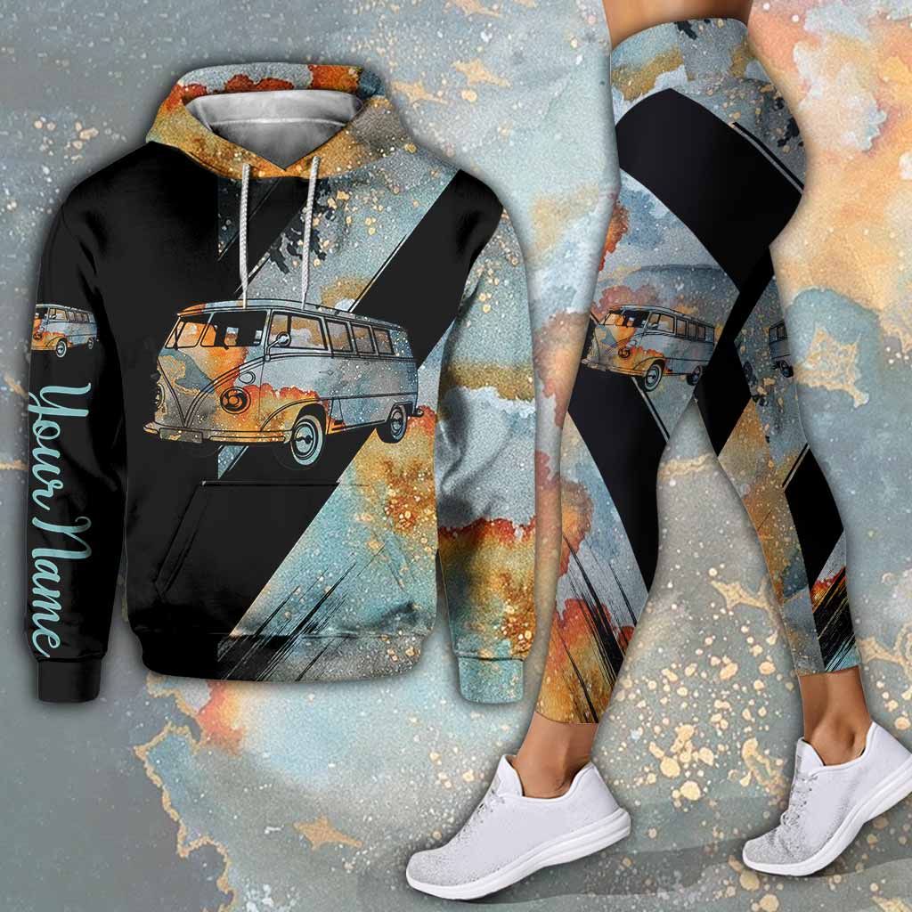 One Campsite At A Time - Personalized Camping Hoodie and Leggings