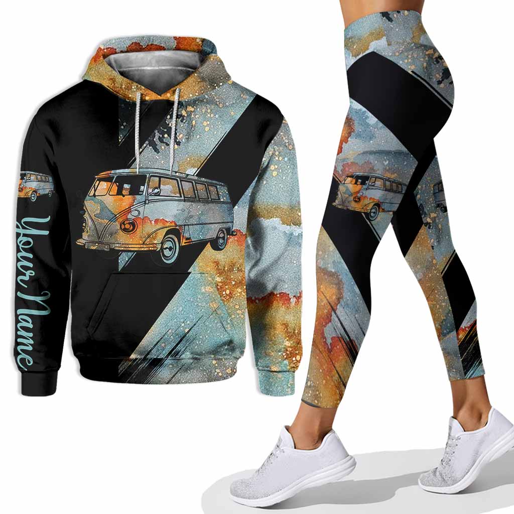 One Campsite At A Time - Personalized Camping Hoodie and Leggings