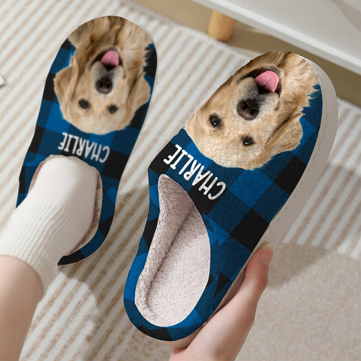 Fur Baby - Personalized Dog Slippers