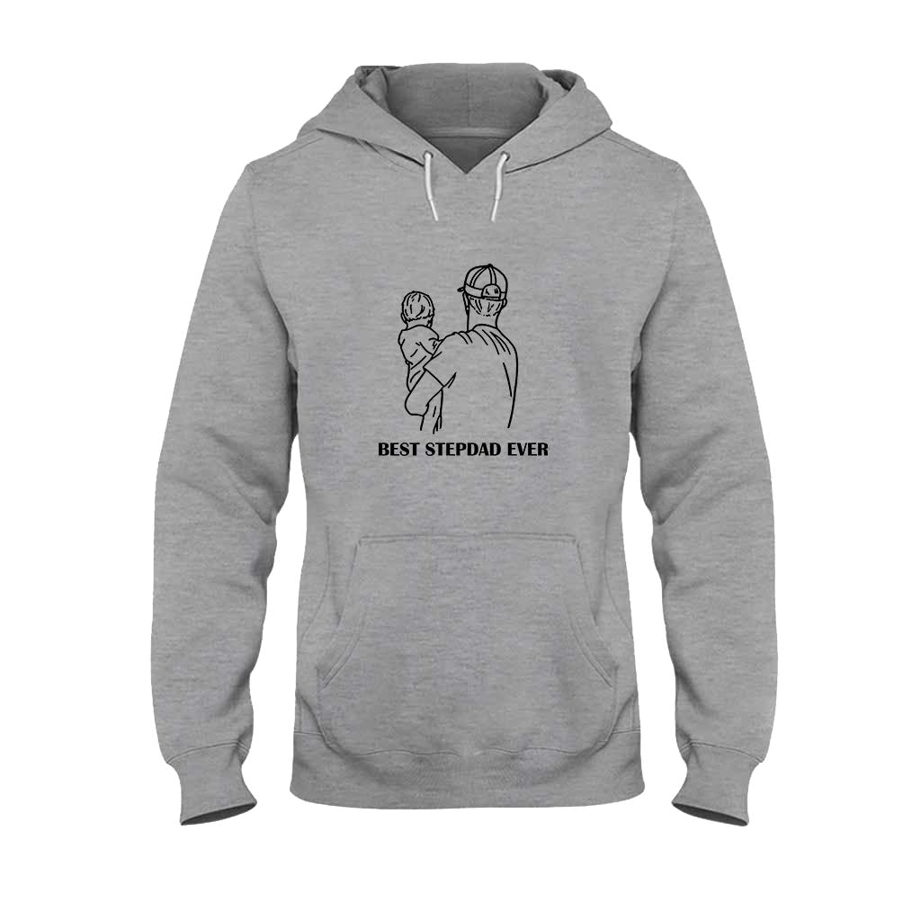 Best StepDad Ever - Gift for step dad - Personalized T-shirt And Hoodie