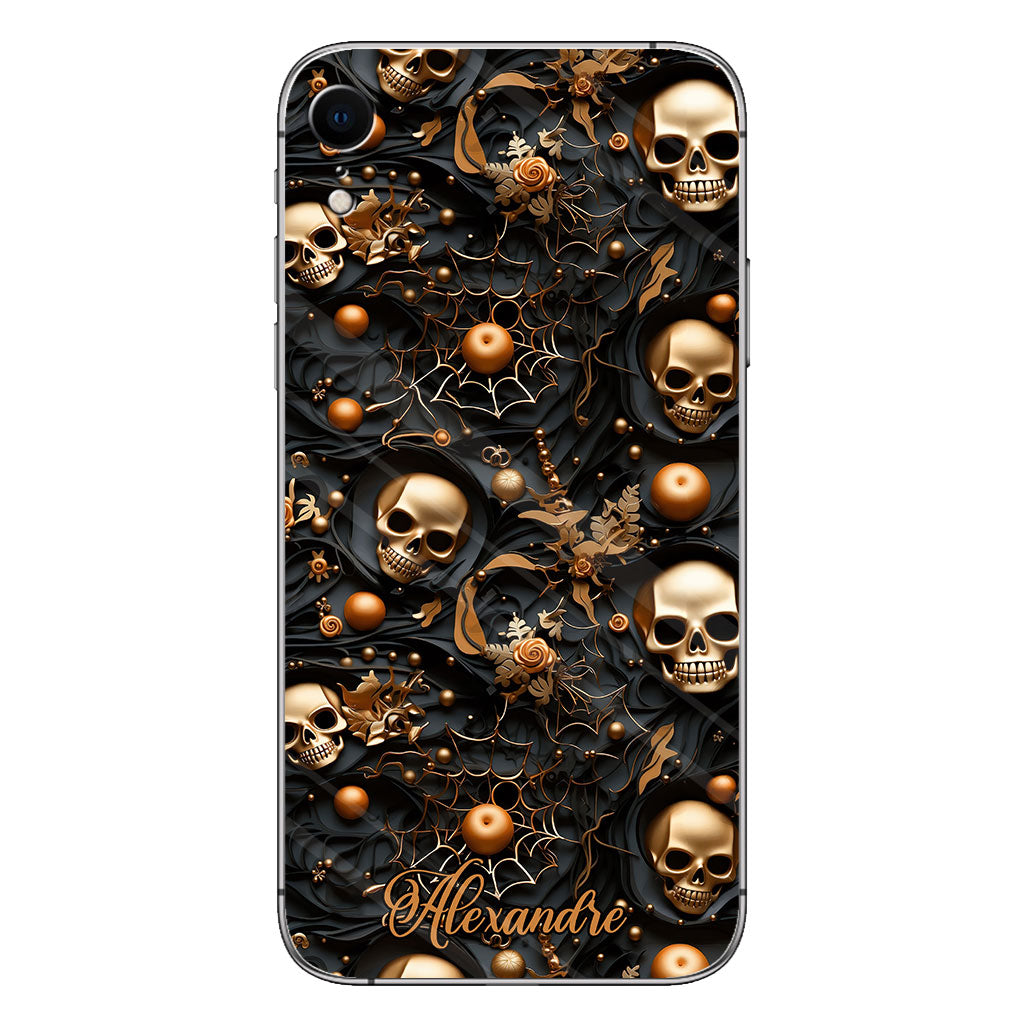 Gold Skull - Personalized Skull Phone Case