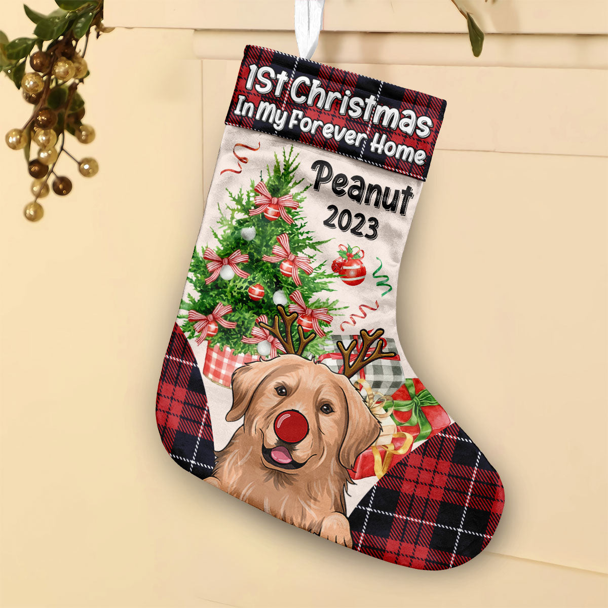 My 1st Christmas - Personalized Dog Christmas Stockings