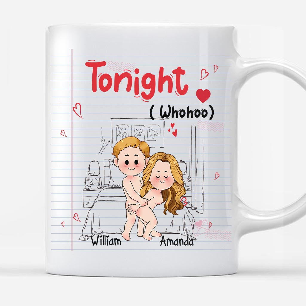 Tonight - Personalized Couple Mug