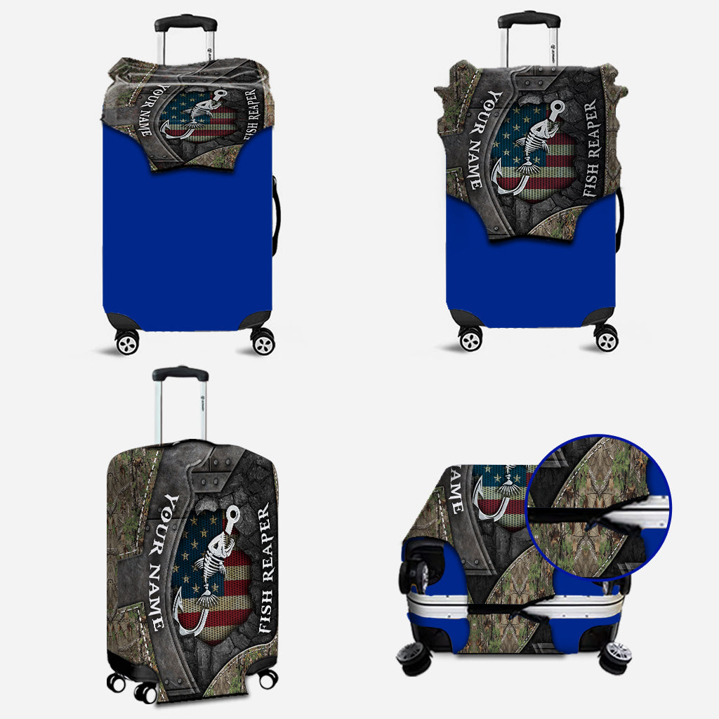 Fish Reaper - Personalized Fishing Luggage Cover