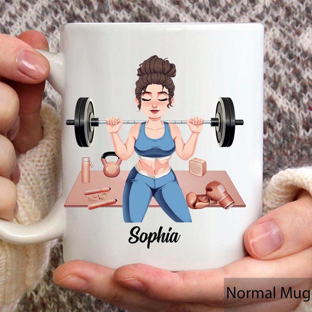 Life Is Better With Workout - Personalized Fitness Mug