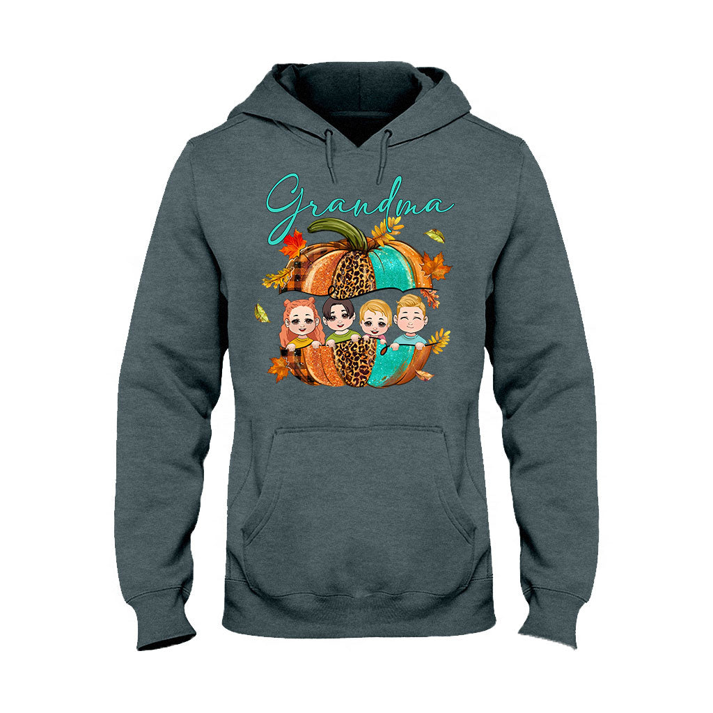 Grandma - Personalized Thanksgiving T-shirt And Hoodie