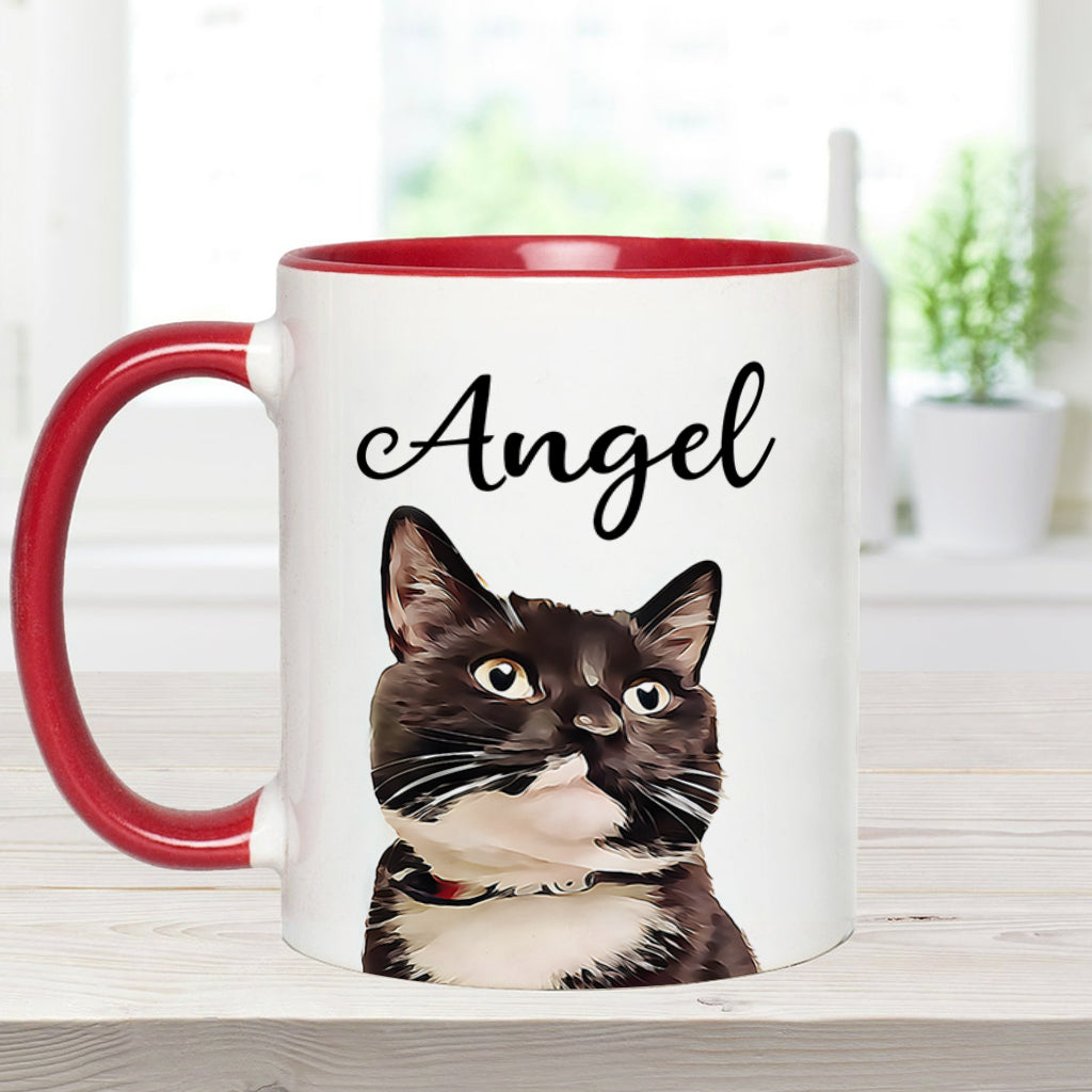 Cat Lover - Personalized Cat Accent Mug