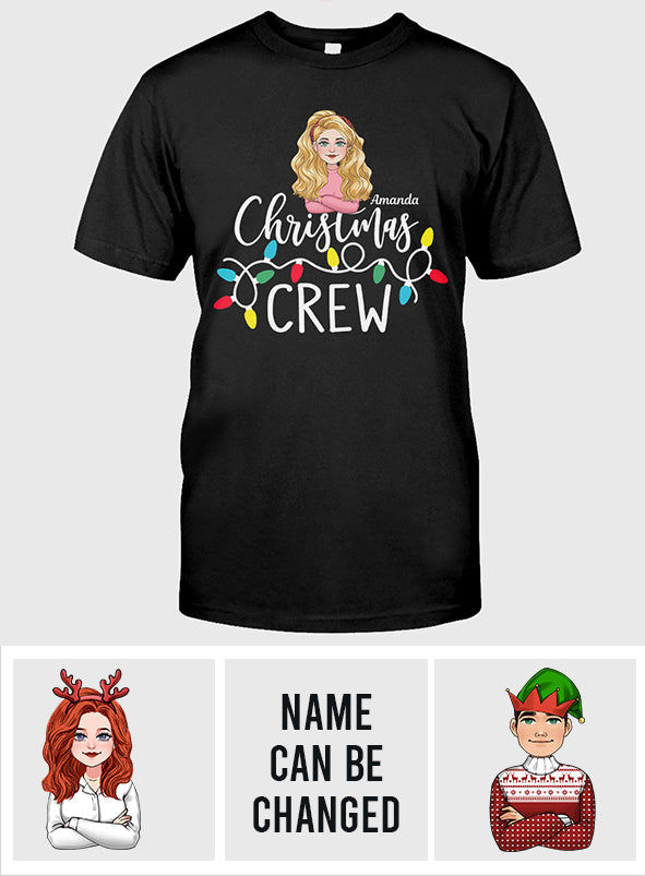 Christmas Crew - Personalized Christmas T-shirt And Hoodie