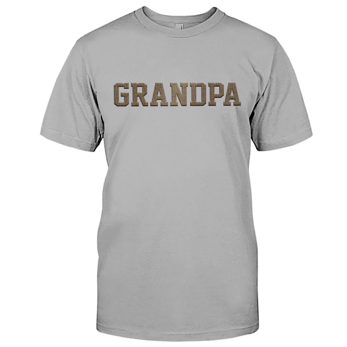 Custom Name - Personalized Grandpa Embroidered T-shirt