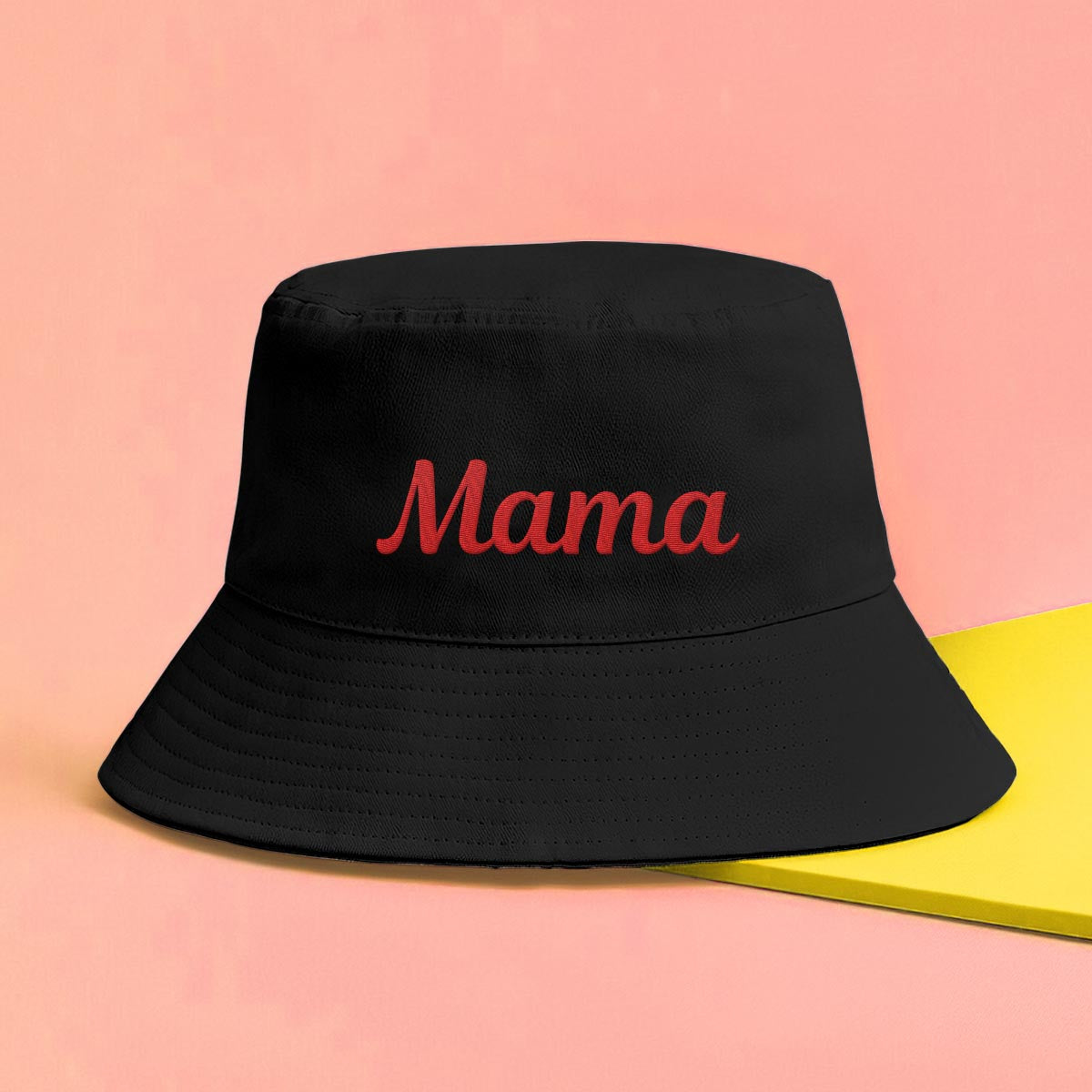 Custom Name - Personalized Mother Embroidered Bucket Hat