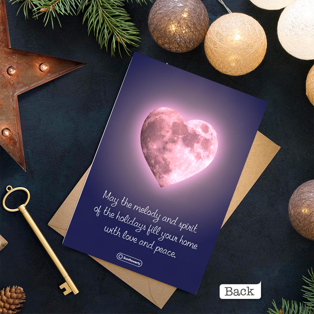 I Love You To The Moon & Back - Personalized Greeting Card