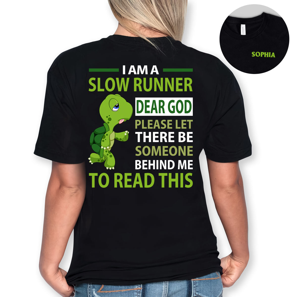 I Am Slow Runner - Personalized Running T-shirt And Hoodie