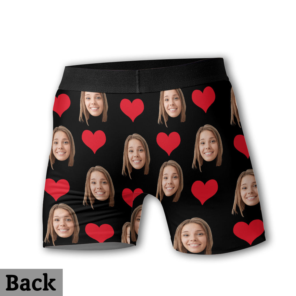 My Willy Go Hard - Personalized Couple Men Boxer Briefs