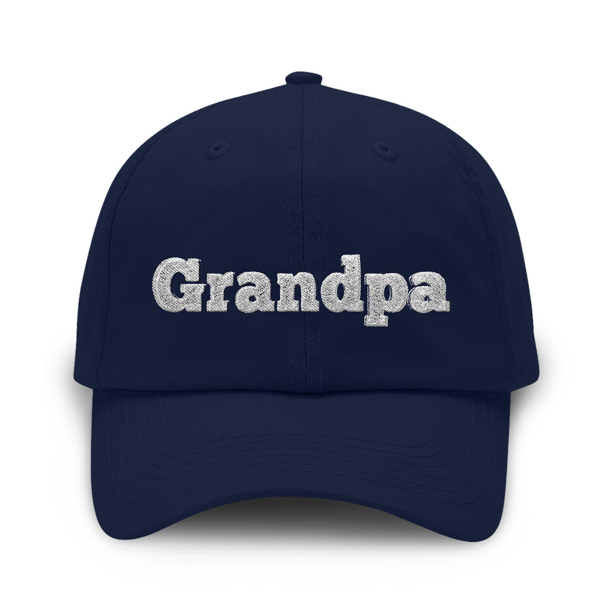 Custom Name - Personalized Grandpa Embroidered Classic Cap