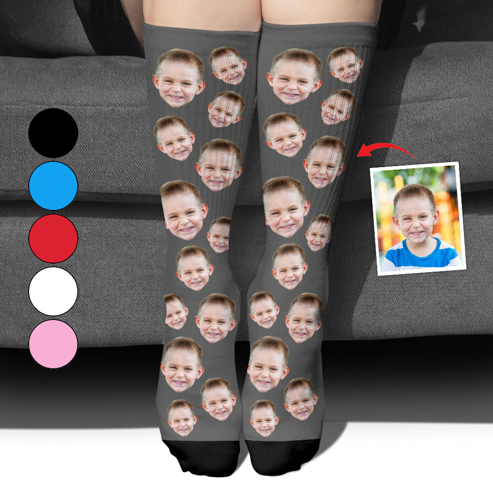 Custom Face - Personalized Kid Socks