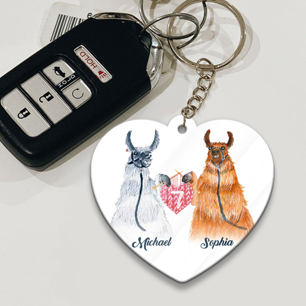 I Wool Always Love You - Personalized Husband And Wife Keychain