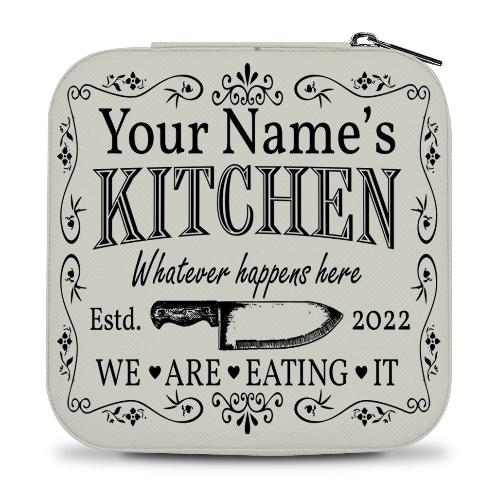 Whatever Happens Here We're Eating It - Personalized Cooking Jewelry Box