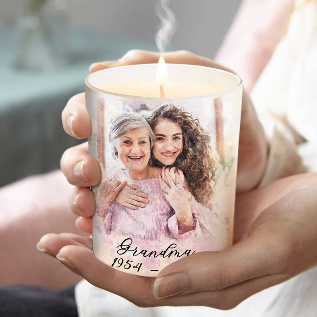 There Are Those Who Continue To Light Up The World - Memorial gift for loss of - Personalized Candle With Wooden Lid