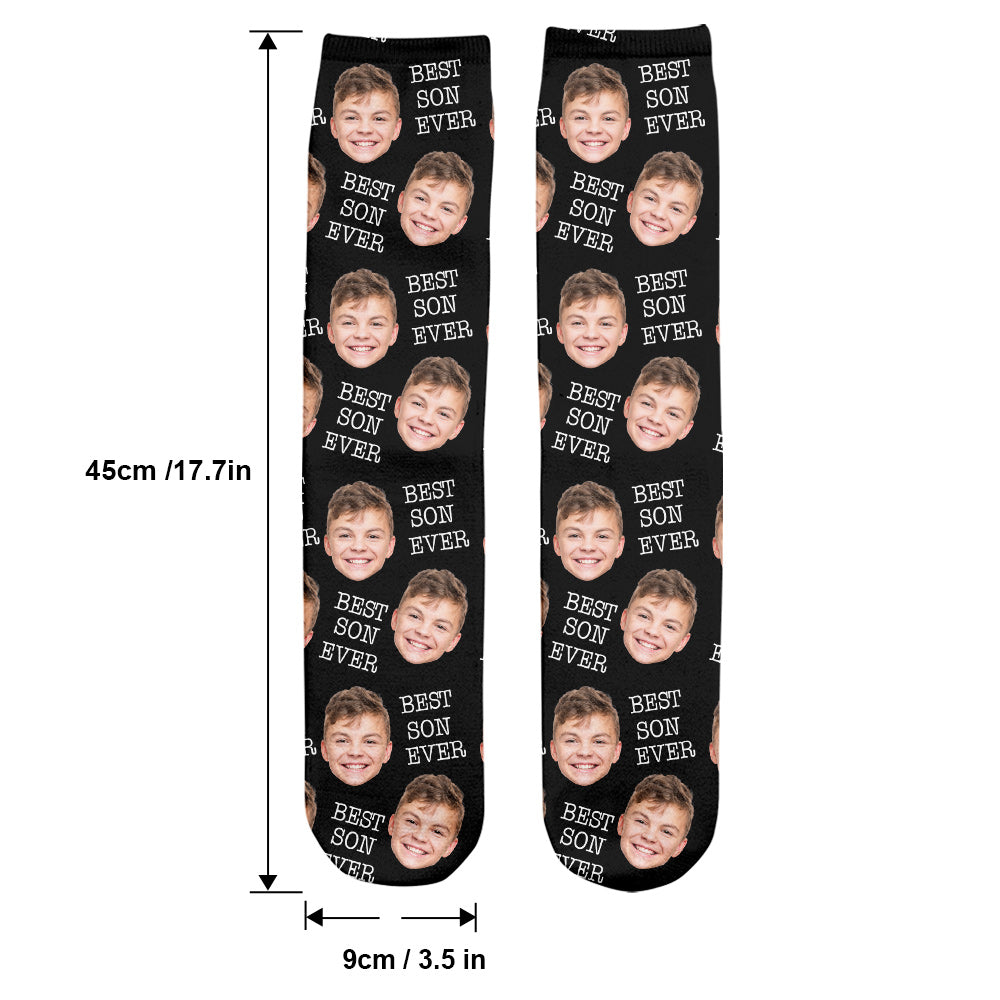 Custom Face - Personalized Son Socks