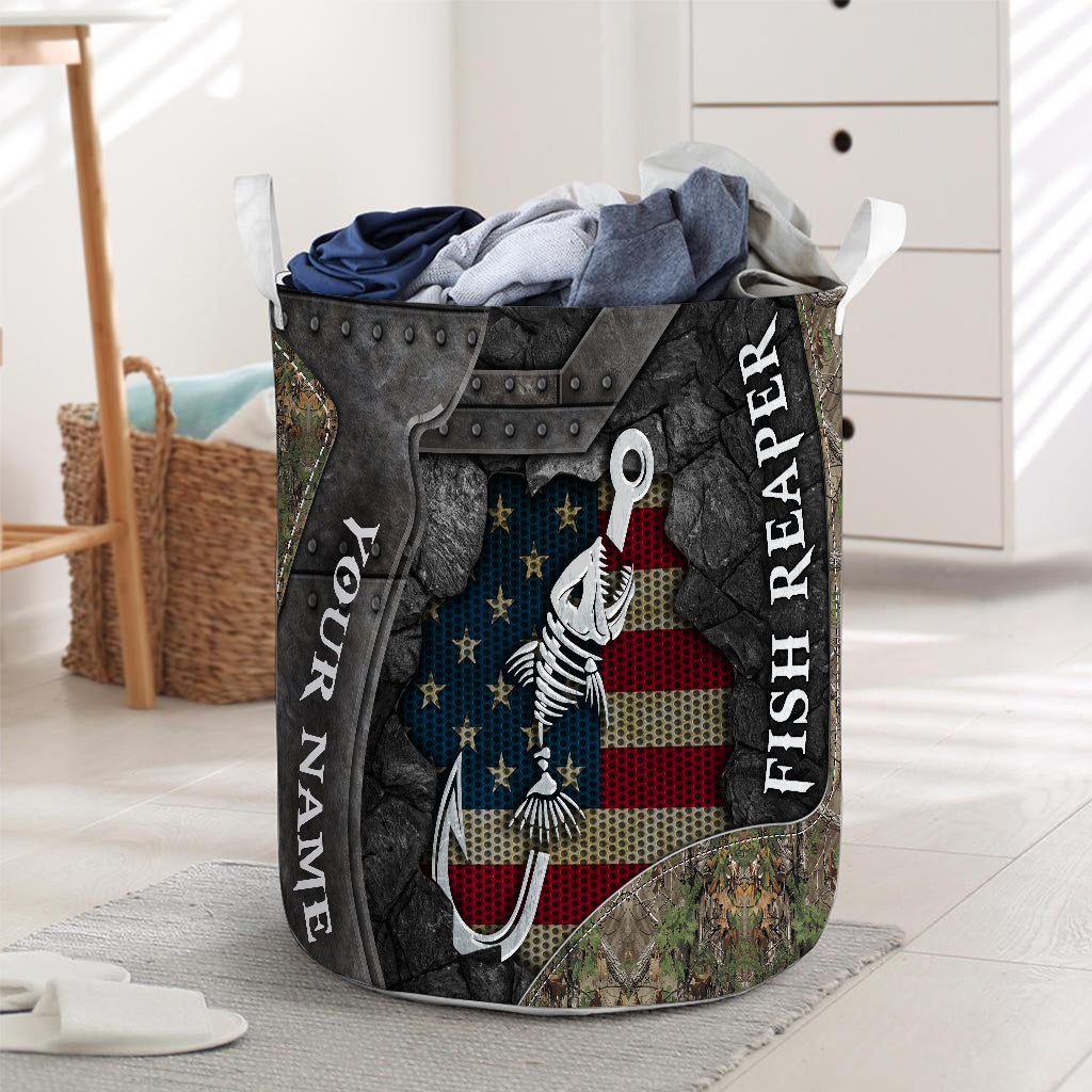 Fish Reaper - Personalized Fishing Laundry Basket