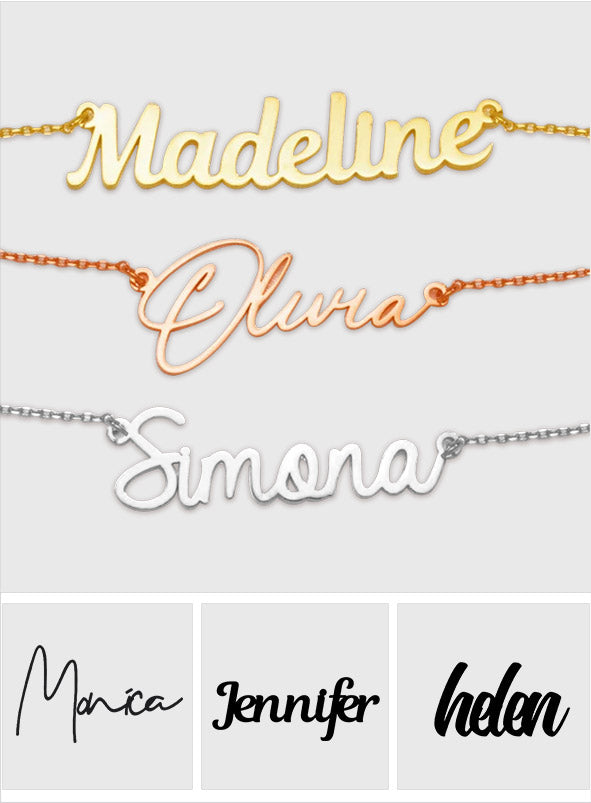 Bestie Forever - Personalized Bestie Name Necklace